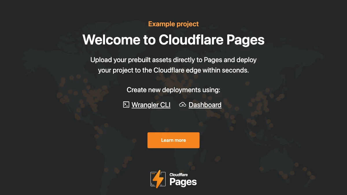 Screenshot of the Acme theme homepage