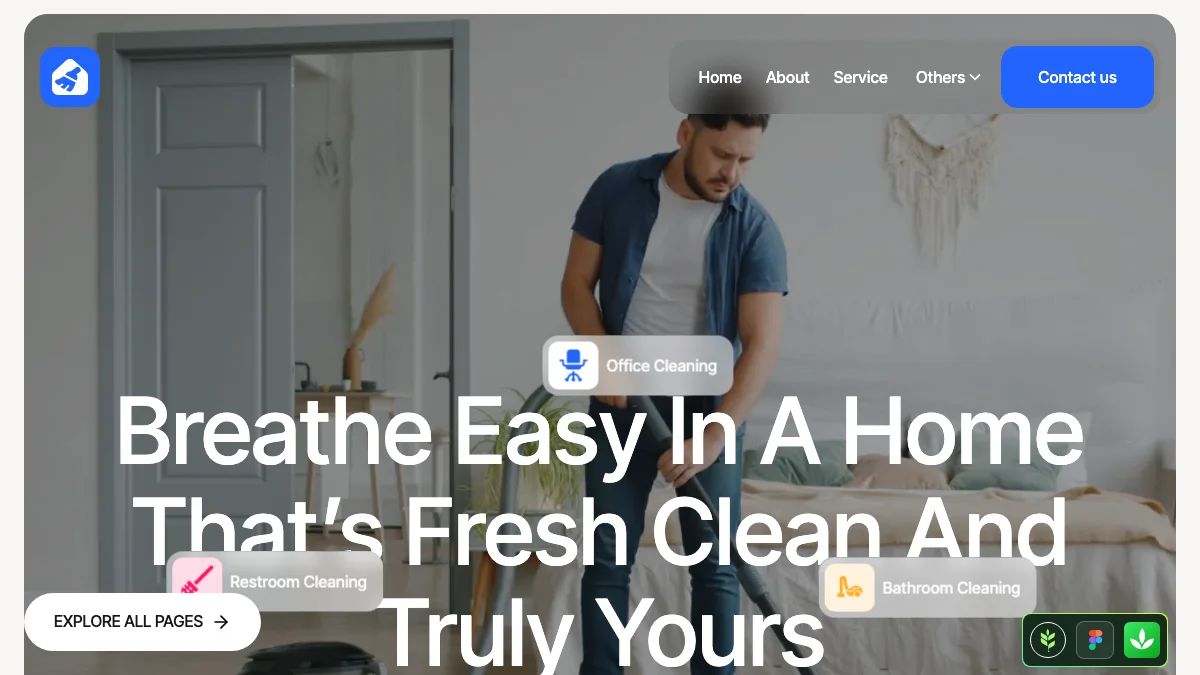 Screenshot of the Albadoe theme homepage