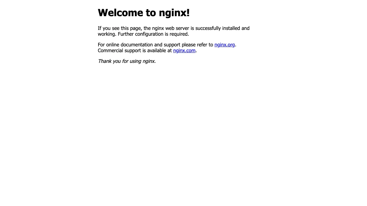 Screenshot of the Alec theme homepage