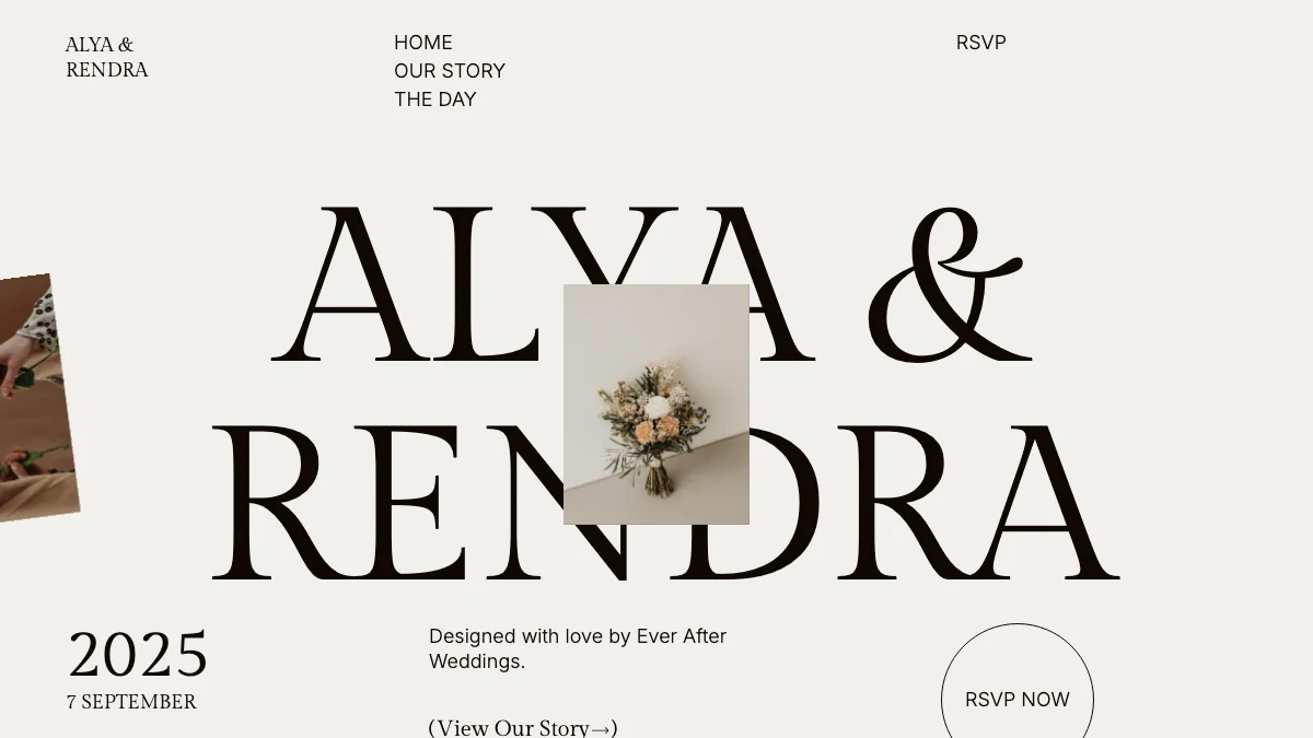Screenshot of the Alyra theme homepage