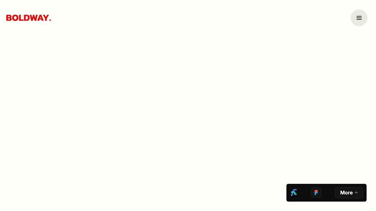 Screenshot of the Boldway theme homepage