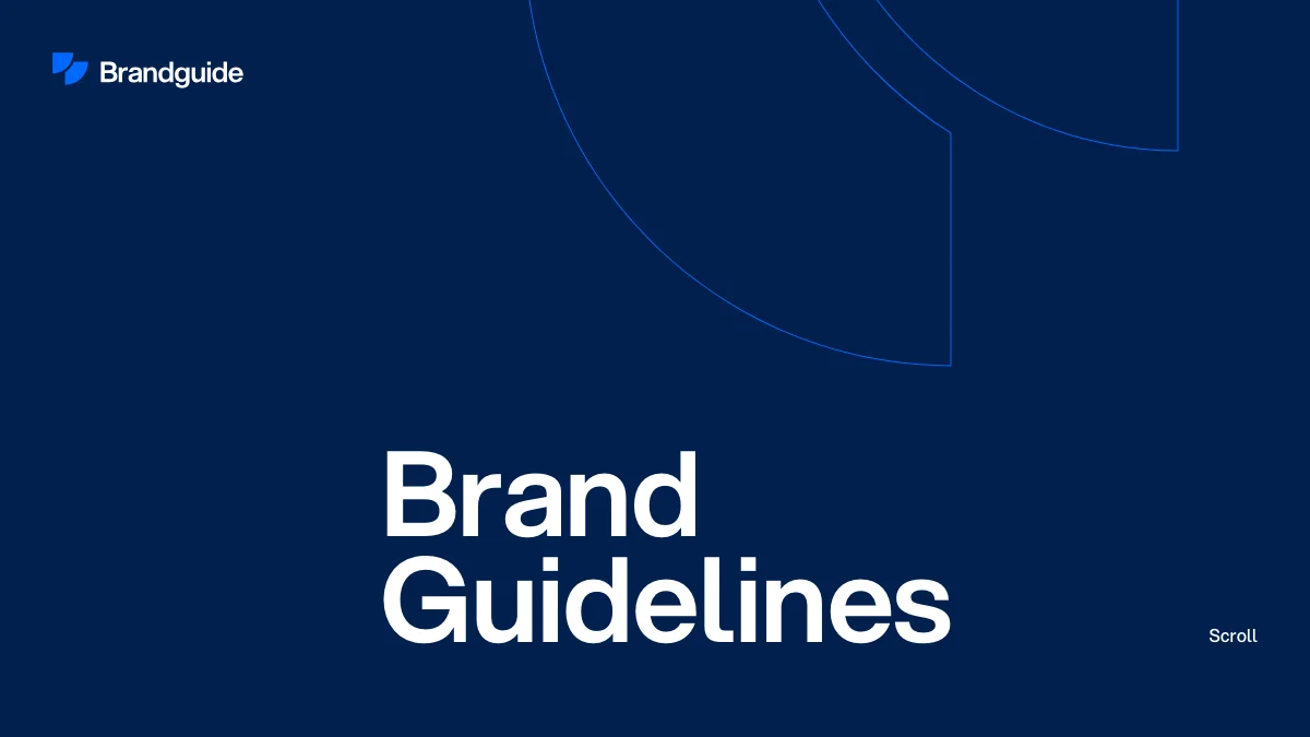 Screenshot of the Brandguide theme homepage