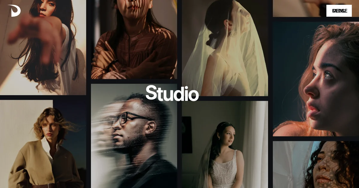 Screenshot of the Daniel Studio theme homepage