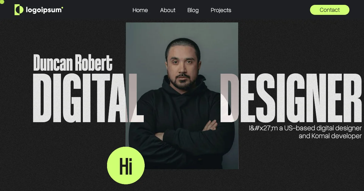 Screenshot of the DarkPorto Pro theme homepage