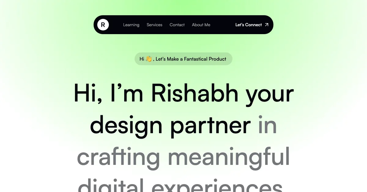 Screenshot of the Dezignify theme homepage
