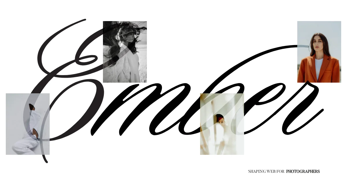 Screenshot of the Ember Muse theme homepage
